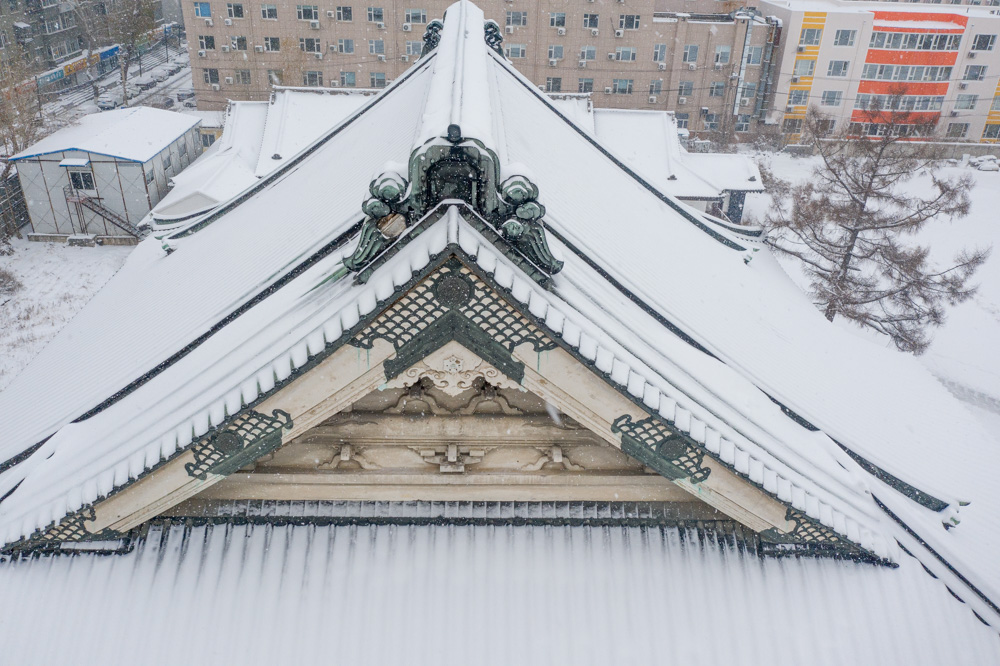 长春居然有这么多日本建筑下雪后仿佛来到了日本