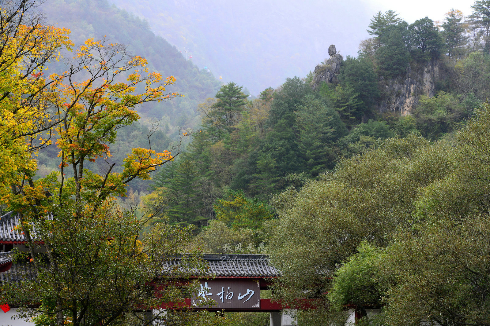 张良庙寻古紫柏山赏秋十月去留坝赴一场秦岭红叶奇幻之约