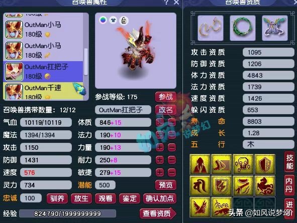 梦幻西游：西栅老街魔术集齐4只净台童子，第1攻谛听卖了59万元