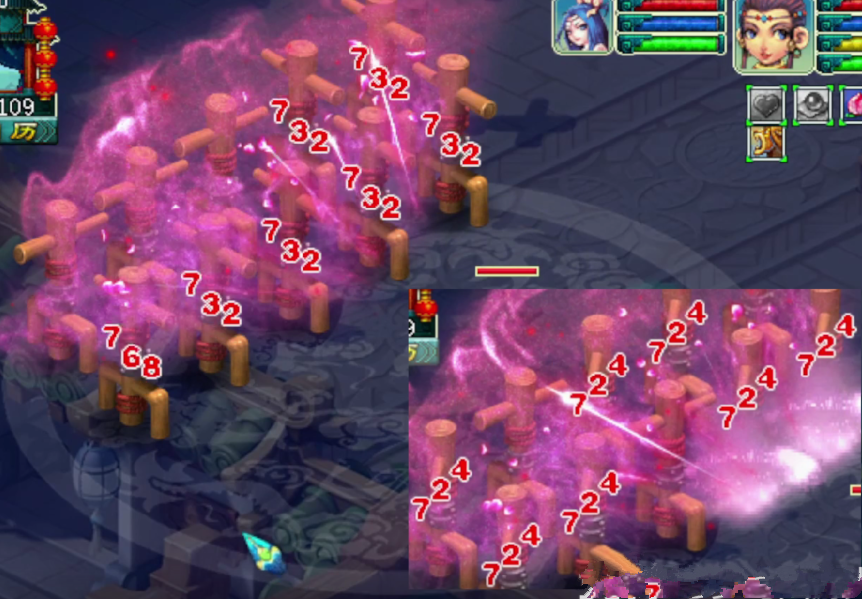 梦幻西游：女儿村带落星飞鸿的伤害测试，总共加了72点固伤输出