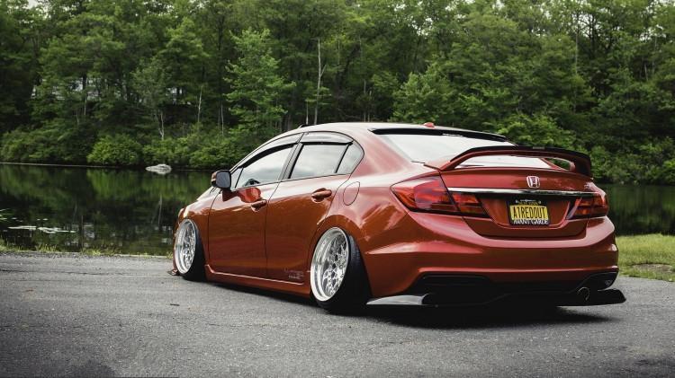 八代思域改装,空气避震,绝对刚刚的_思域车友圈_懂车帝