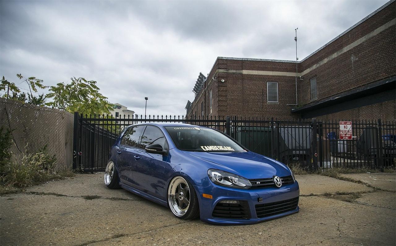 低趴改装的高尔夫r!就是这么漂亮_高尔夫车友圈_懂车帝