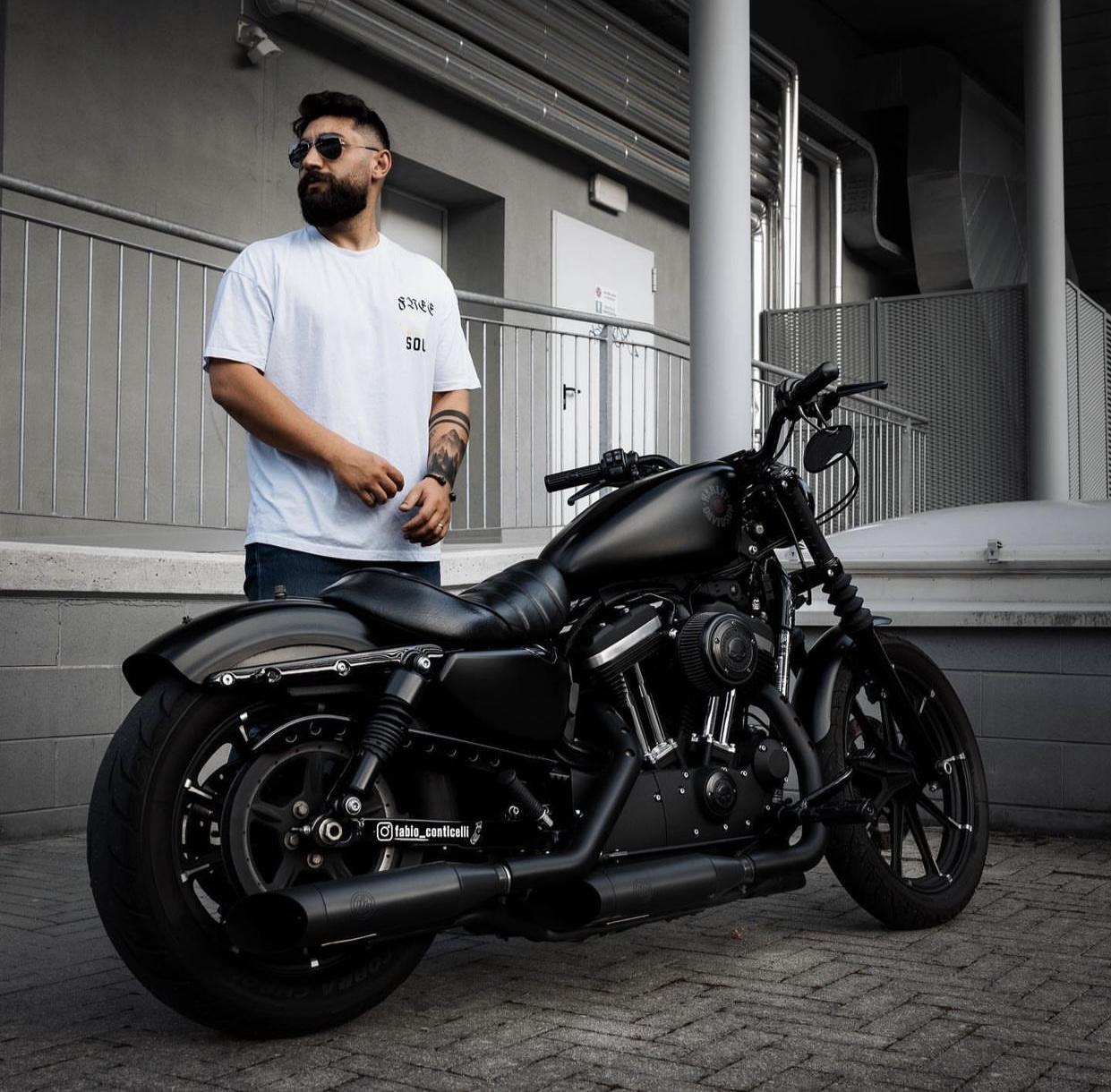 哈雷入门级883硬汉_摩托车_懂车帝