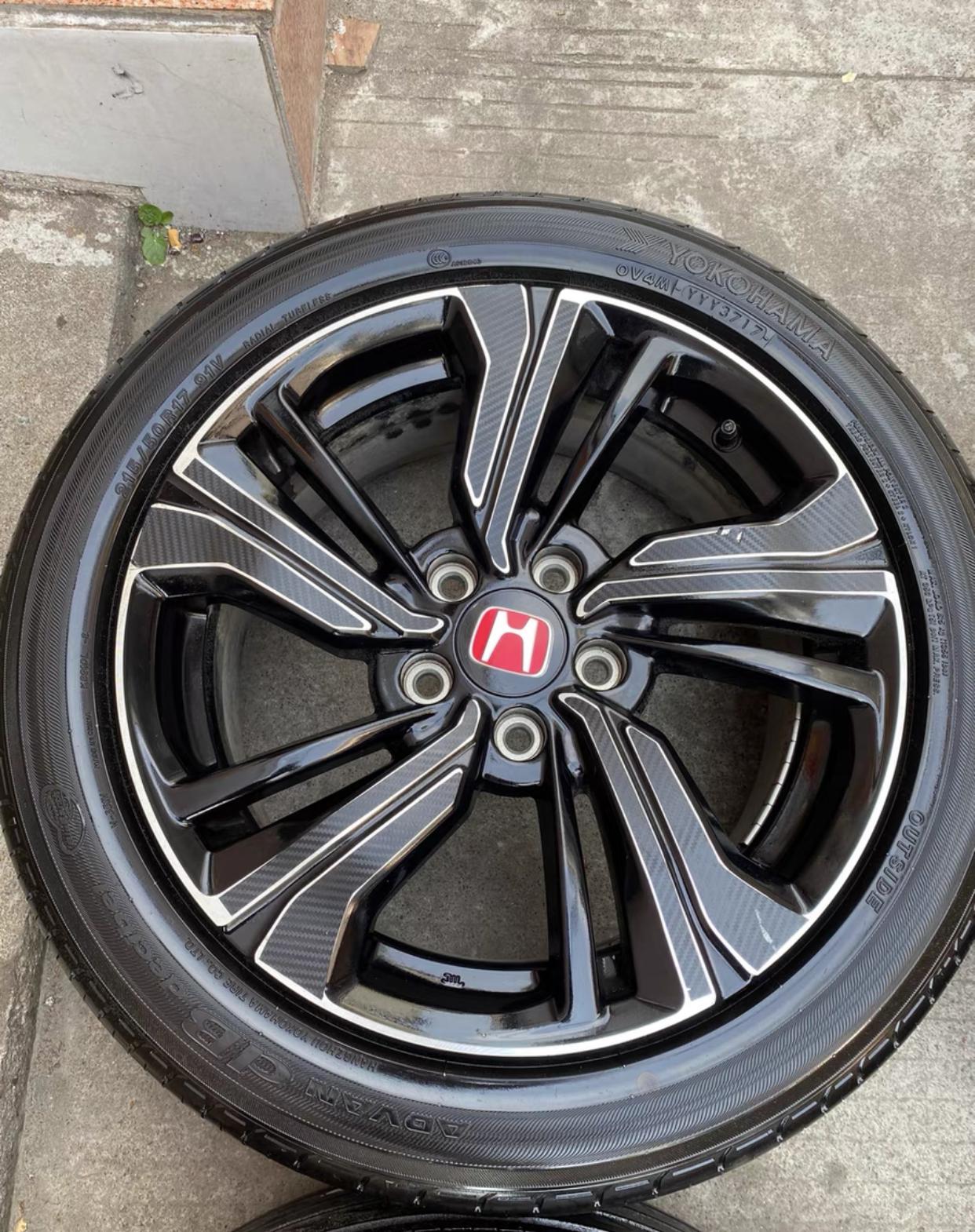 10代思域改轮毂_思域车友圈_没钱买宝马的本田车主_懂车帝