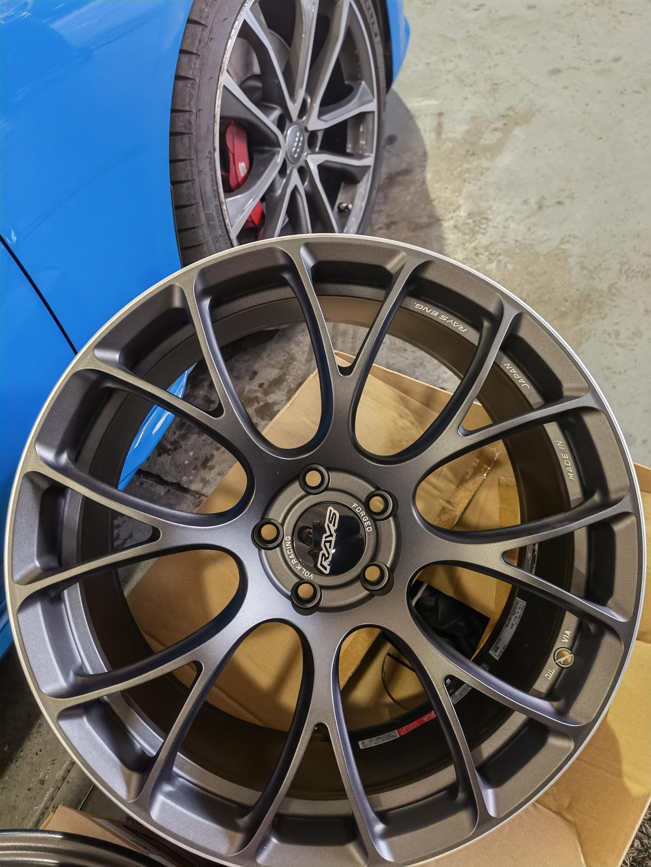 s4原厂轮毂换rays g16_奥迪s4车友圈_懂车帝