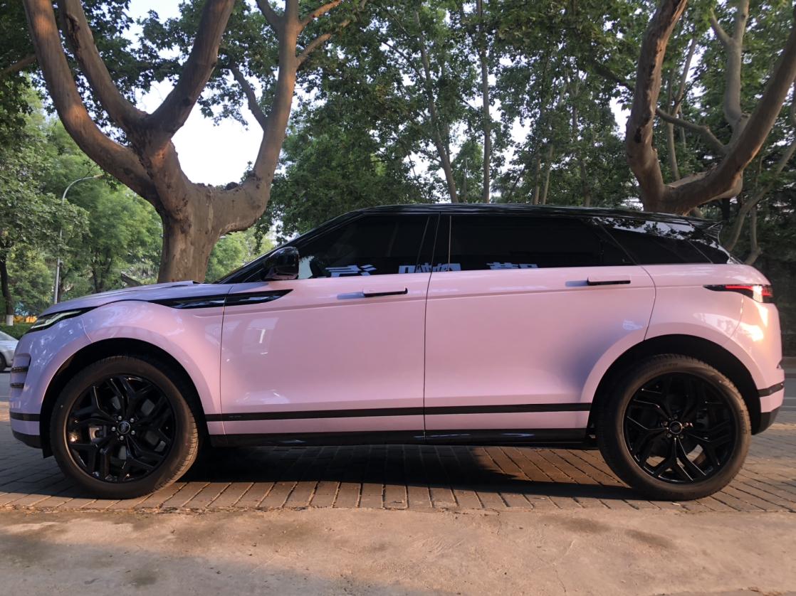 路虎极光l星黛紫改色