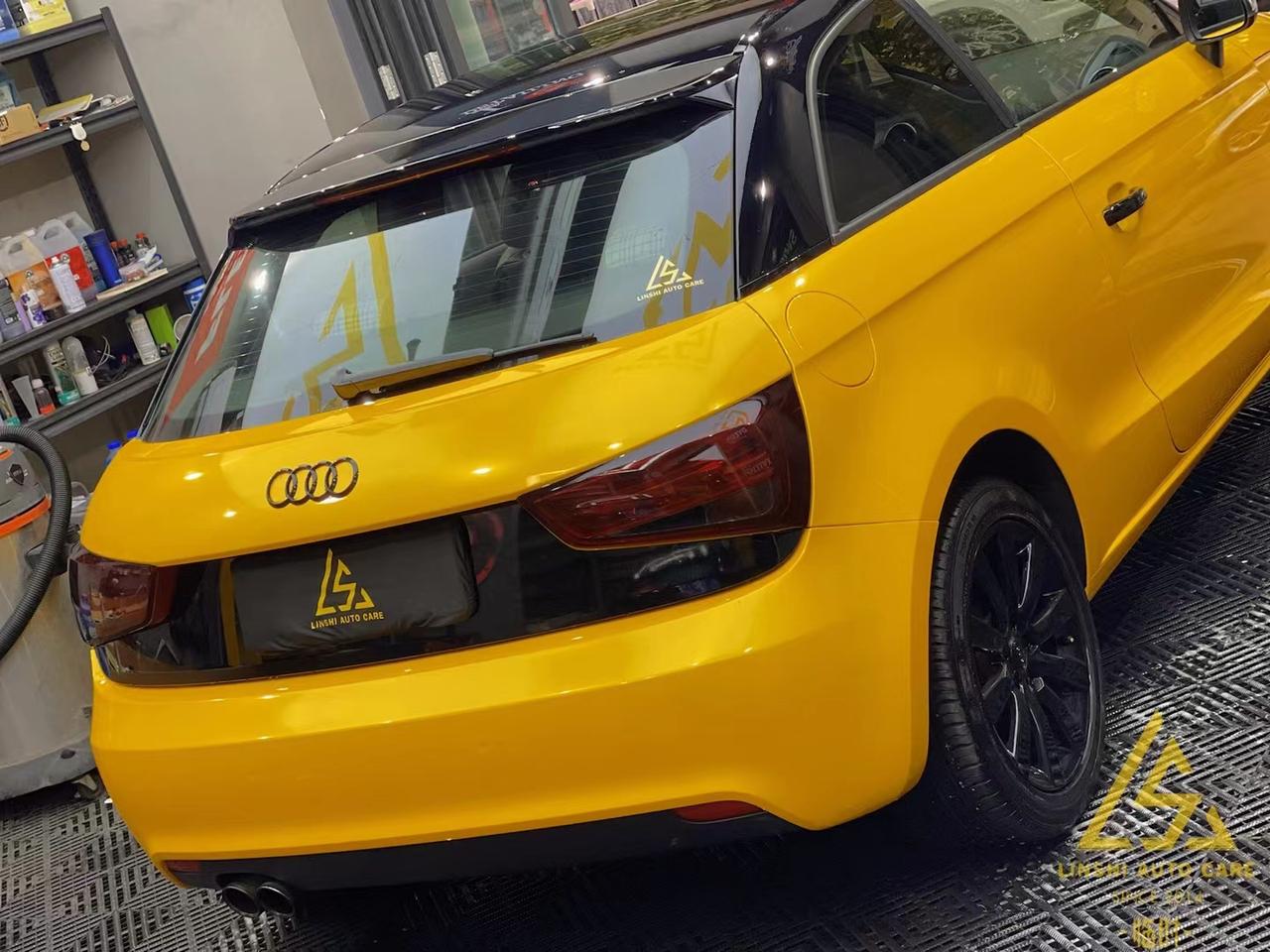 奥迪a1改色贴膜