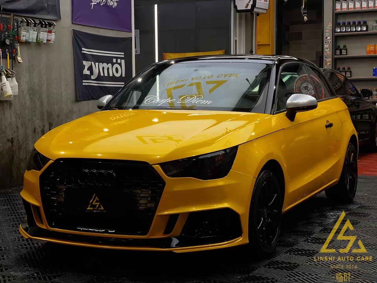 奥迪a1改色贴膜