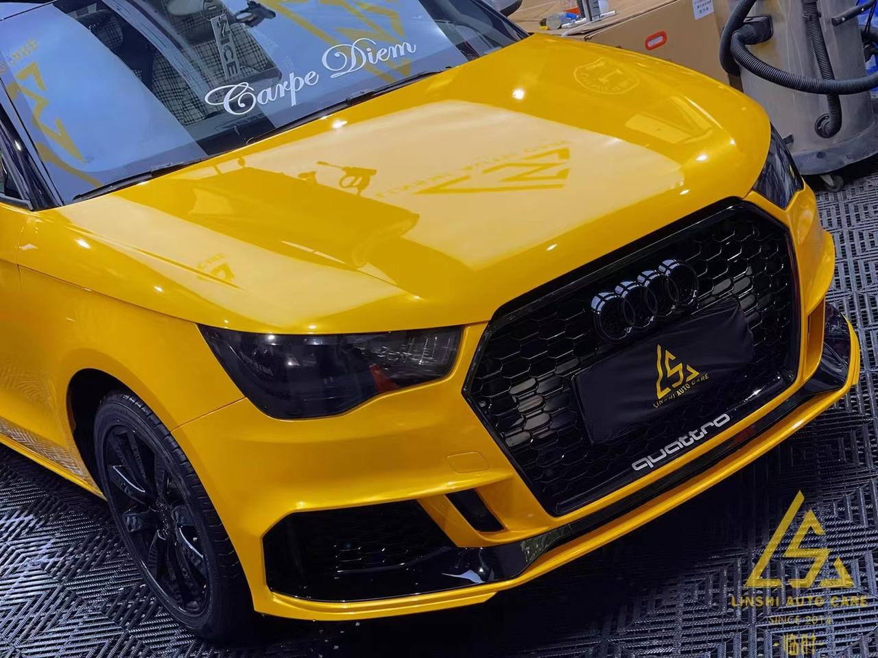 奥迪a1改色贴膜