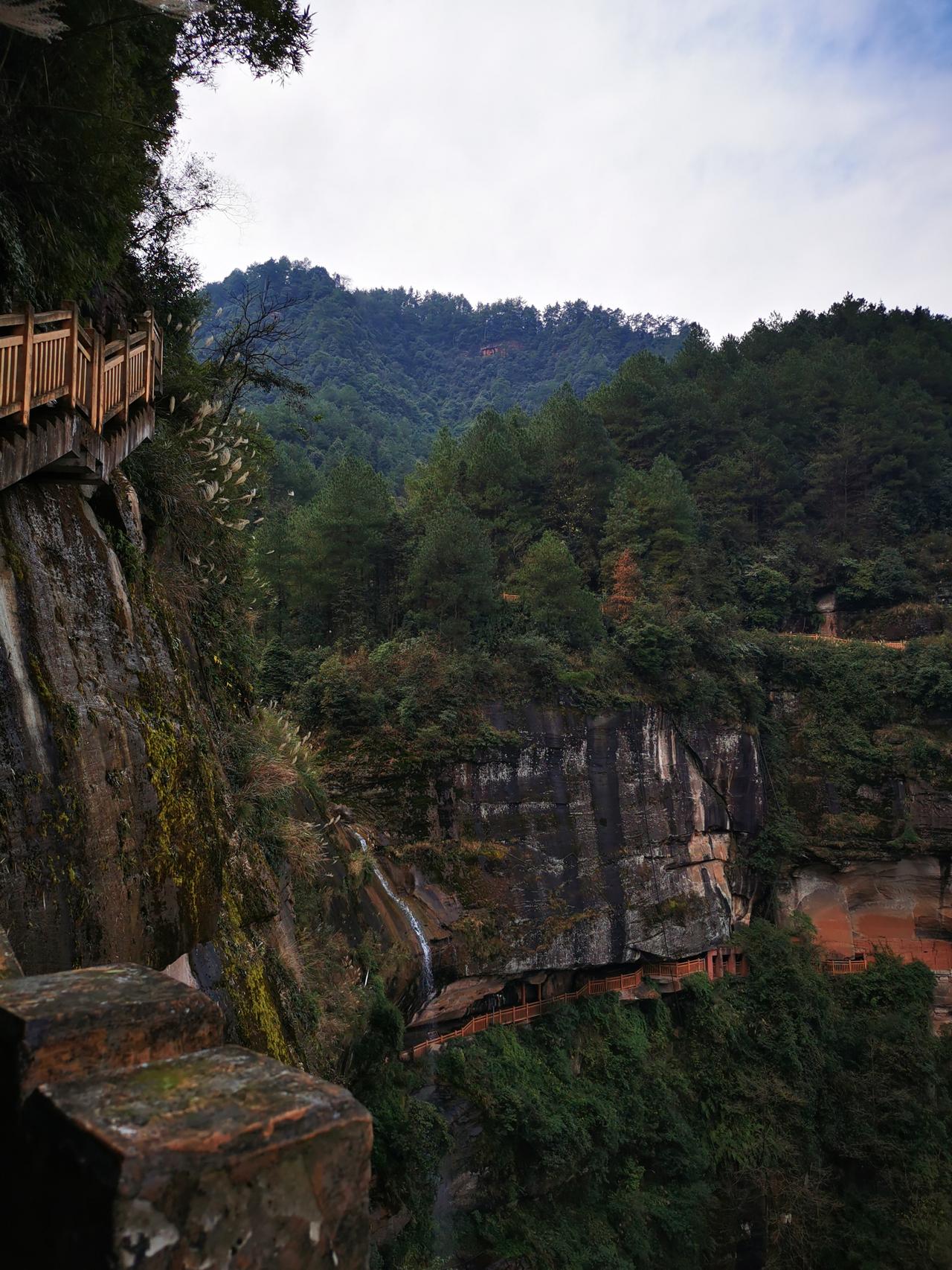 今天带着马儿去了綦江国家地质公园