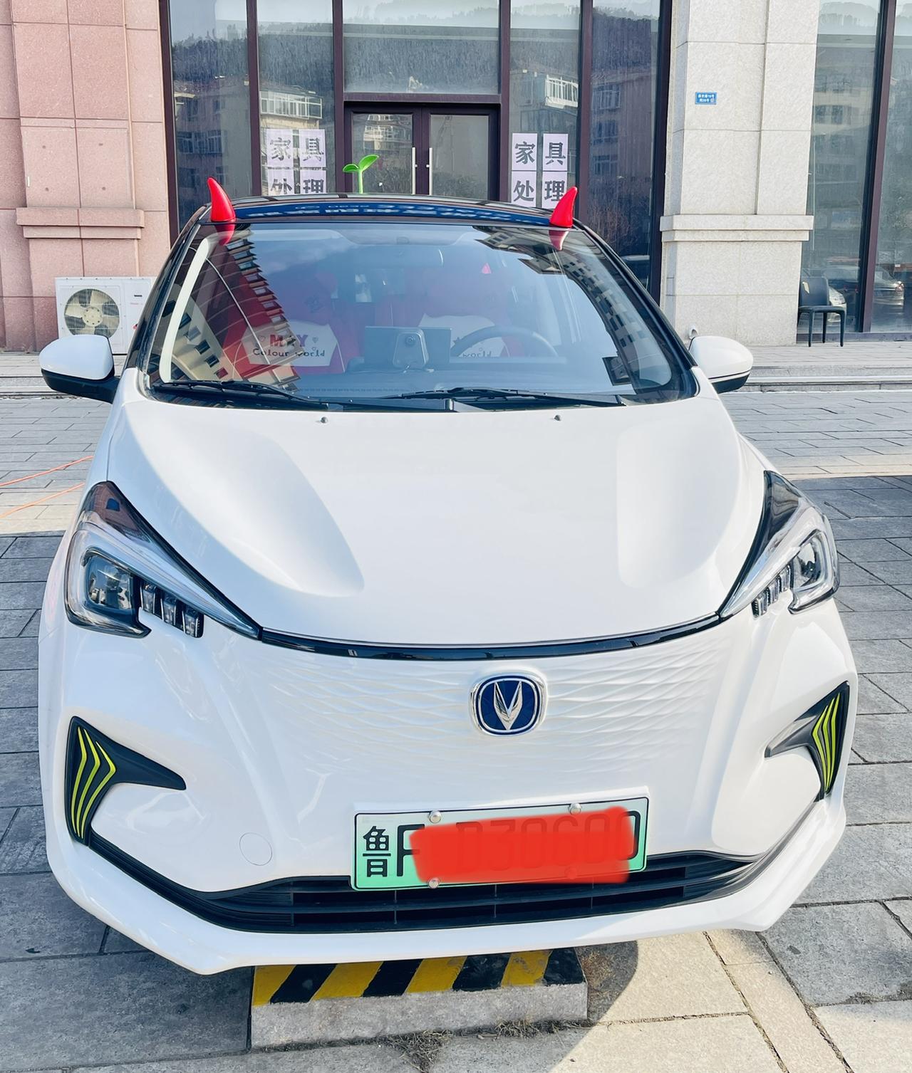 改个黑脸漂亮多了_奔奔e-star车友圈_驴鞭带飞刀_懂车帝