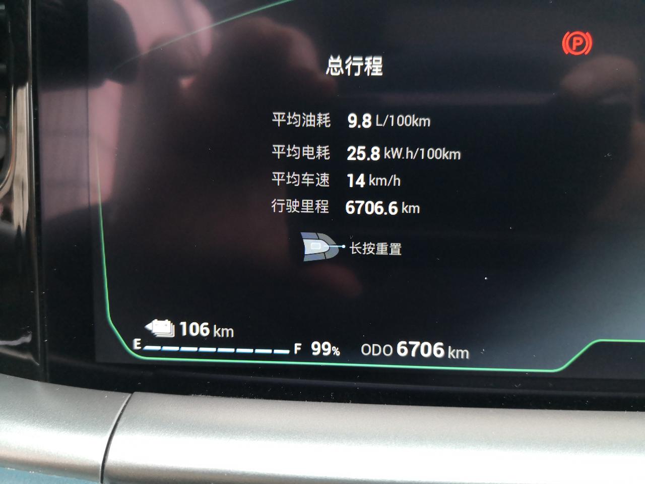 岚图free高速公路实测油耗