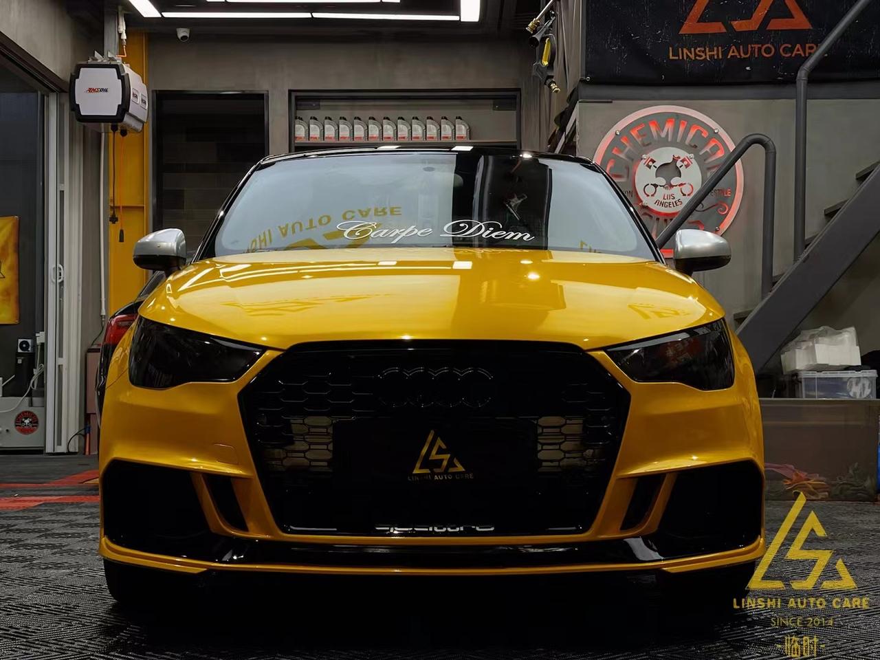 奥迪a1改色贴膜