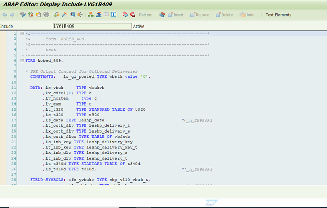 Output Type SPER Delete Inbound Delivery After We Reverse PGI for STO' outbound