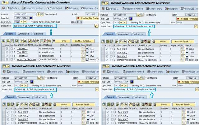 Inspection Points: Key settings and Usage