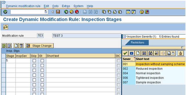 Basic Steps to Create Dynamic Modification Rule