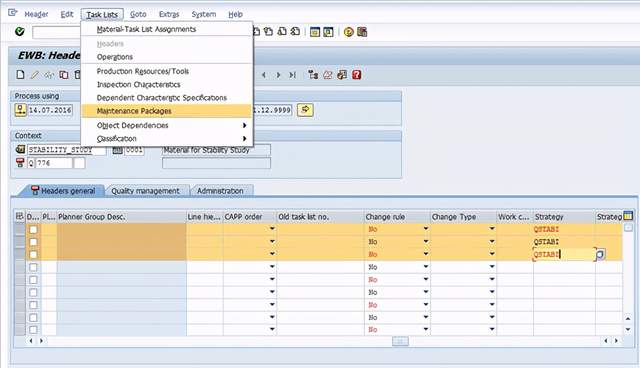 Stability Study with SAP Quality Management