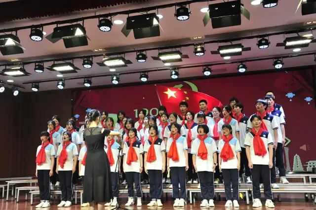 童心向党 红歌嘹亮|湘潭市三中举行“童心向党——唱支红歌给党听”合唱比赛
