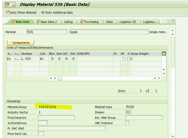 SAP Retail MM42不能修改物料的物料組