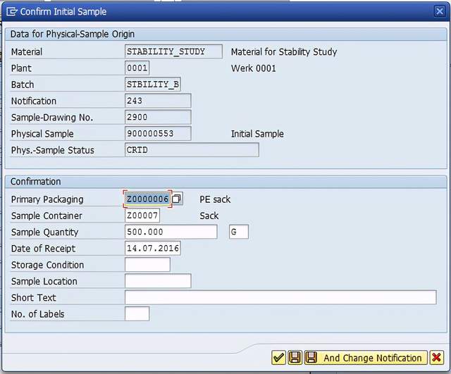 Stability Study with SAP Quality Management