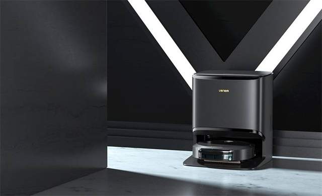 UONI由利A1 Pro扫地机器人，首款实时水洗自清洁机器人