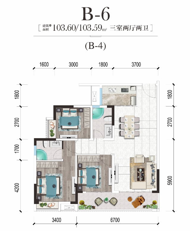 临海中梁悦荣府户型图图片