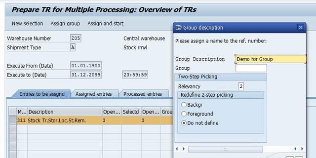 Two Steps Picking Process in SAP-WM