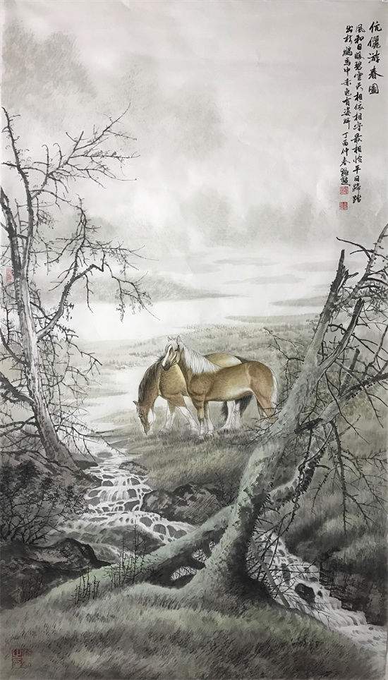 契合时代审美语境，著名画家吕维超精研当代中国工笔花鸟画的色彩表现