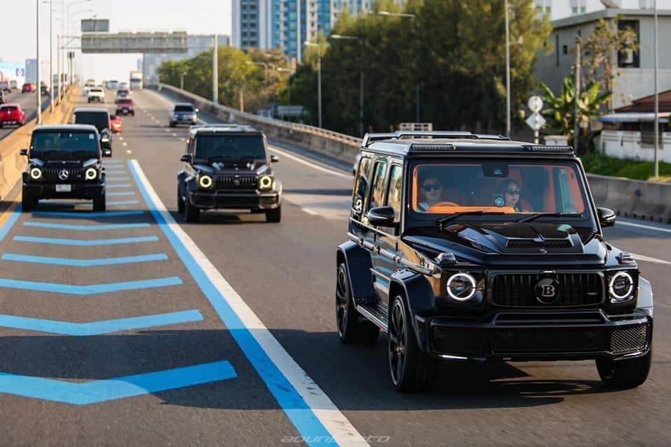 奔驰大g 巴博斯车队 气场就是不一样_奔驰g级车友圈_懂车帝