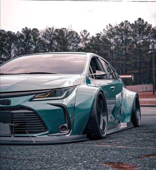 西装暴徒卡罗拉宽体 低趴 大尾翼_卡罗拉车友圈_懂车帝