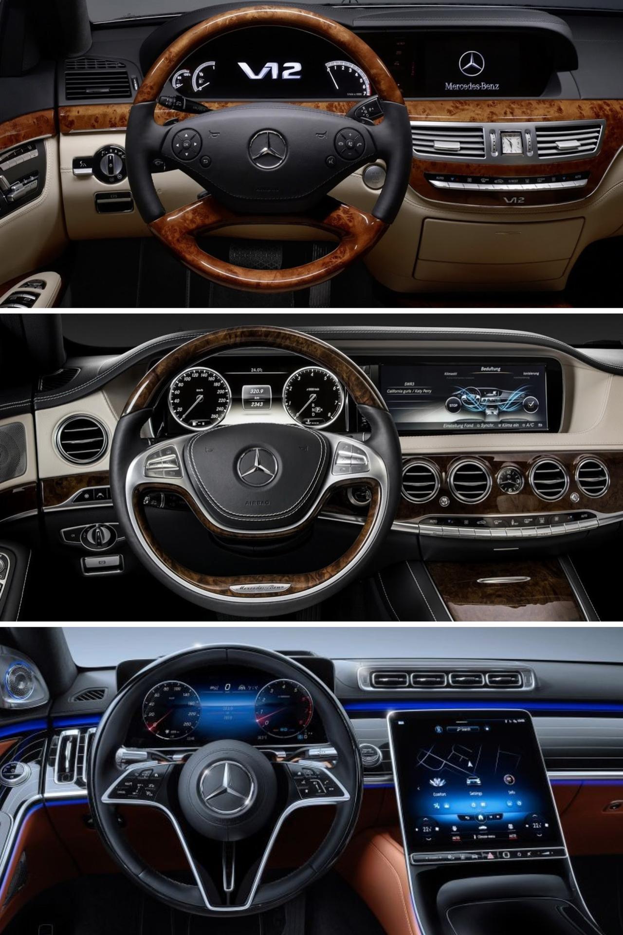 奔驰w221,w222,w223设计最全对比奔驰w223的设