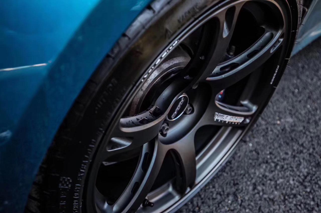 日本rays te037 镂空锻造轮毂宝马m2 m2c雷霆