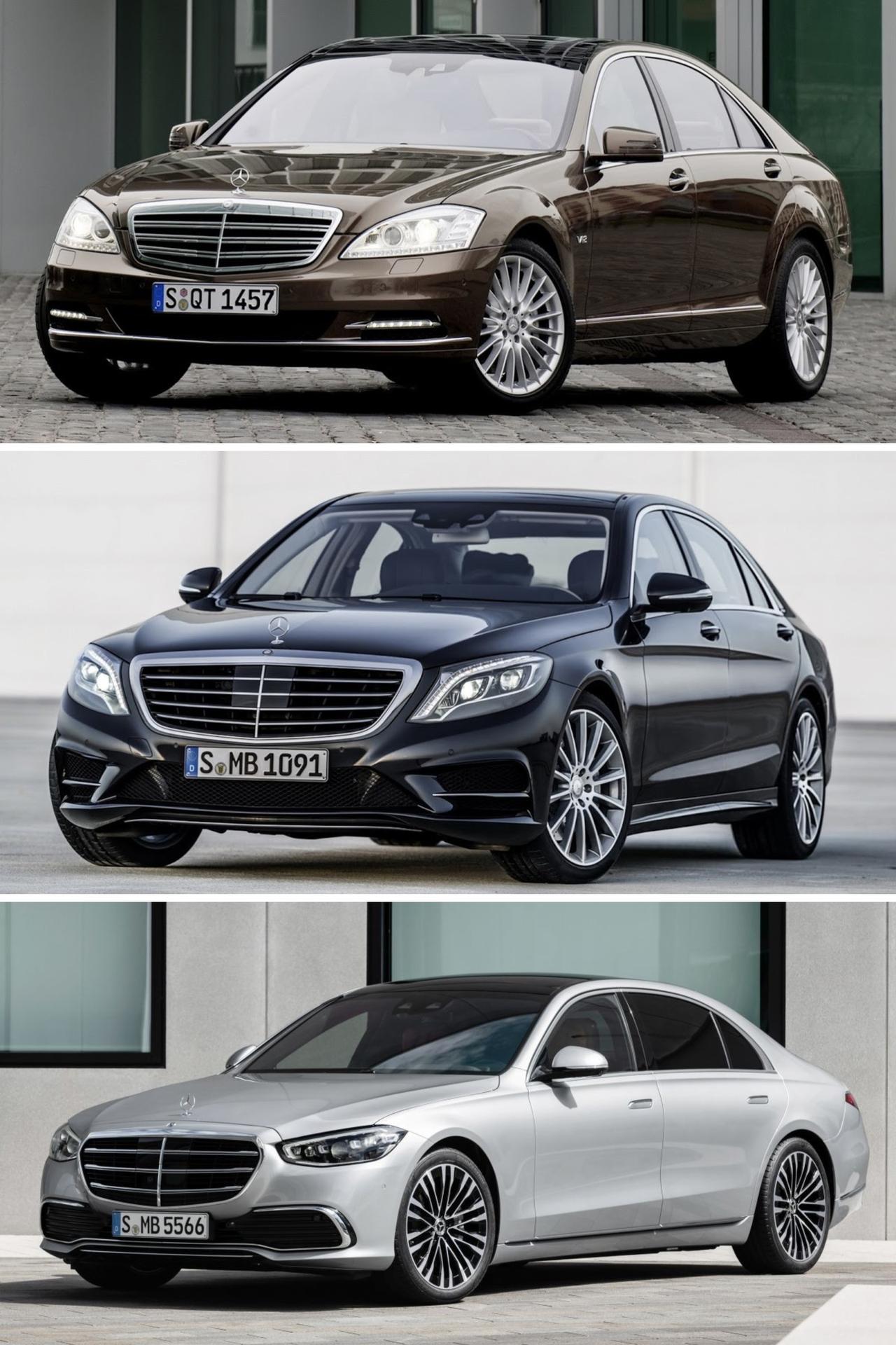 奔驰w221,w222,w223设计最全对比奔驰w223的设