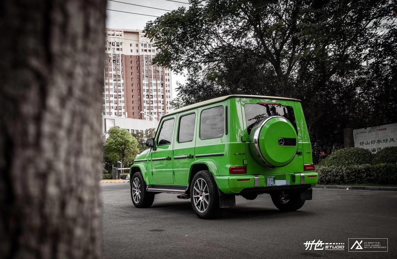 来一组小清新,奔驰大g,小绿_奔驰g级车友圈_懂车帝