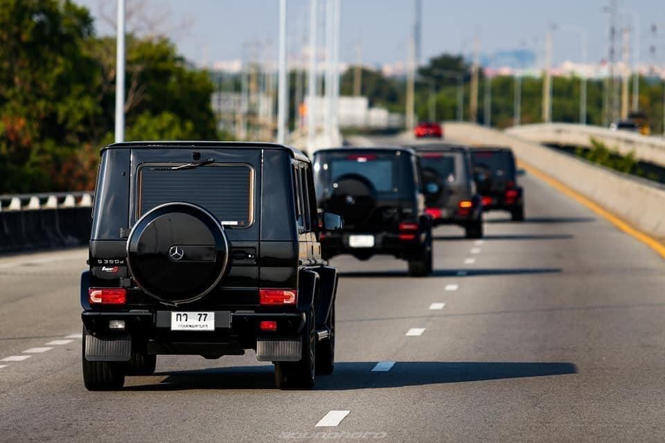 奔驰大g 巴博斯车队 气场就是不一样_奔驰g级车友圈_懂车帝
