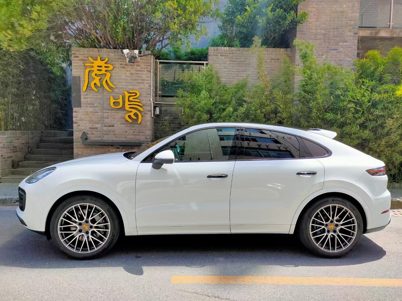 卡宴scoupe细花白黑