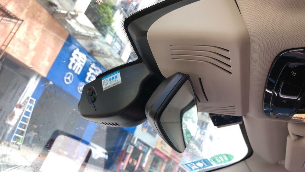 x3专用行车记录仪安装效果分享,后视镜取电还不错,不用走线