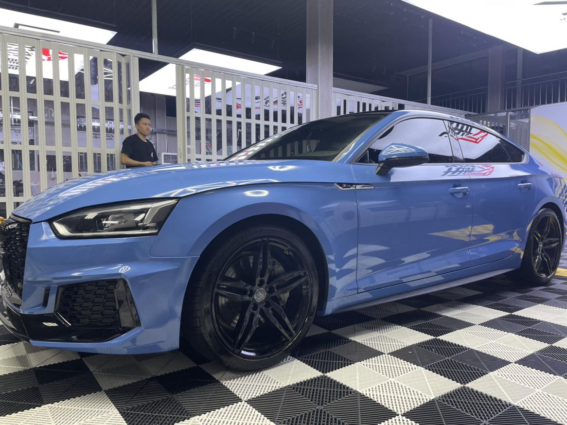 纳瓦拉蓝改阿布扎比蓝(改色膜_奥迪a5车友圈_懂车帝