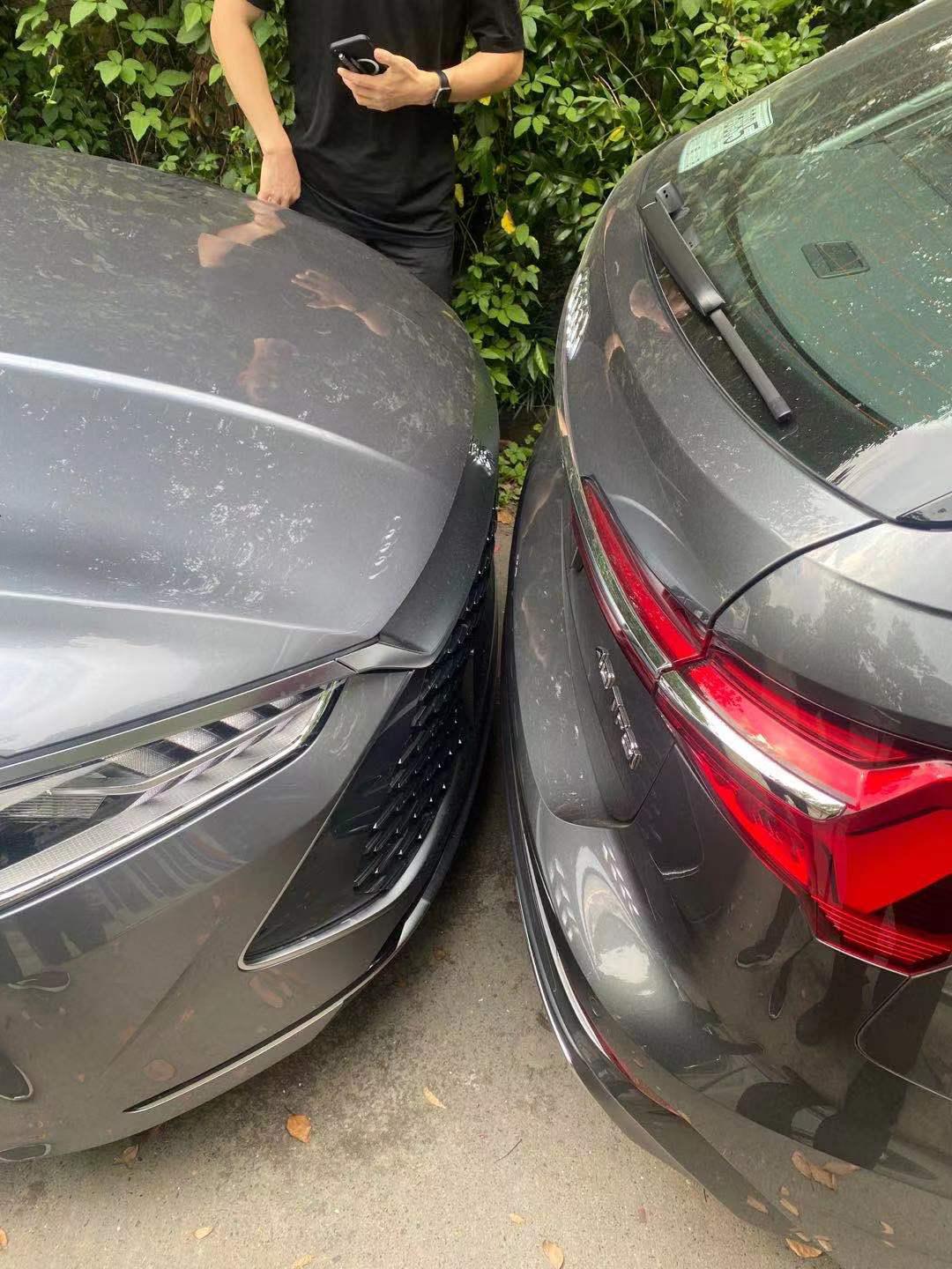 奥迪a6(进口)-唉,新车不到50km,本来还约了周末去贴个车衣的.