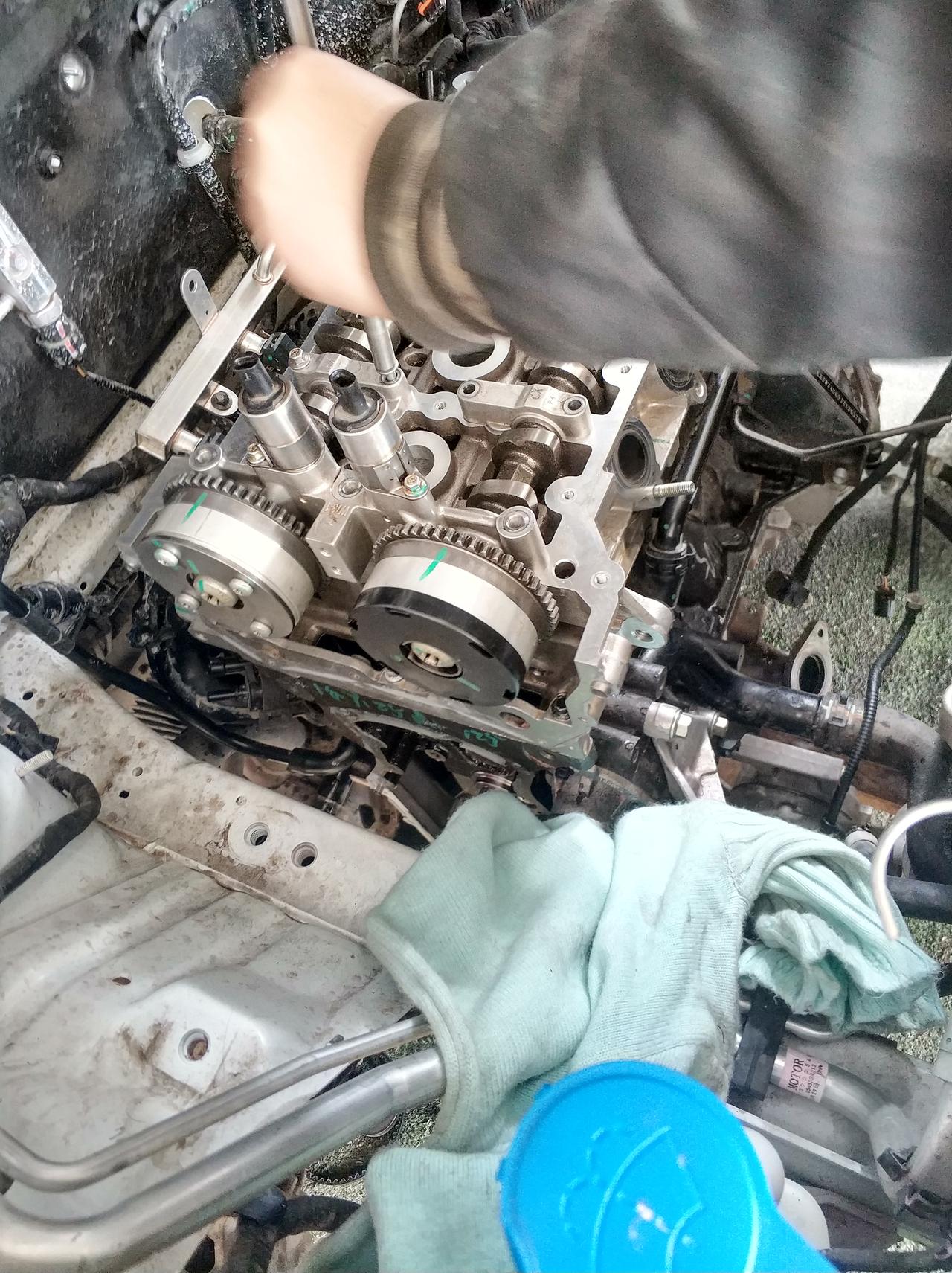 名爵zs18款发动机正时怎么对