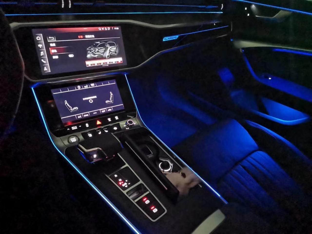 奥迪a6c8氛围灯效果图