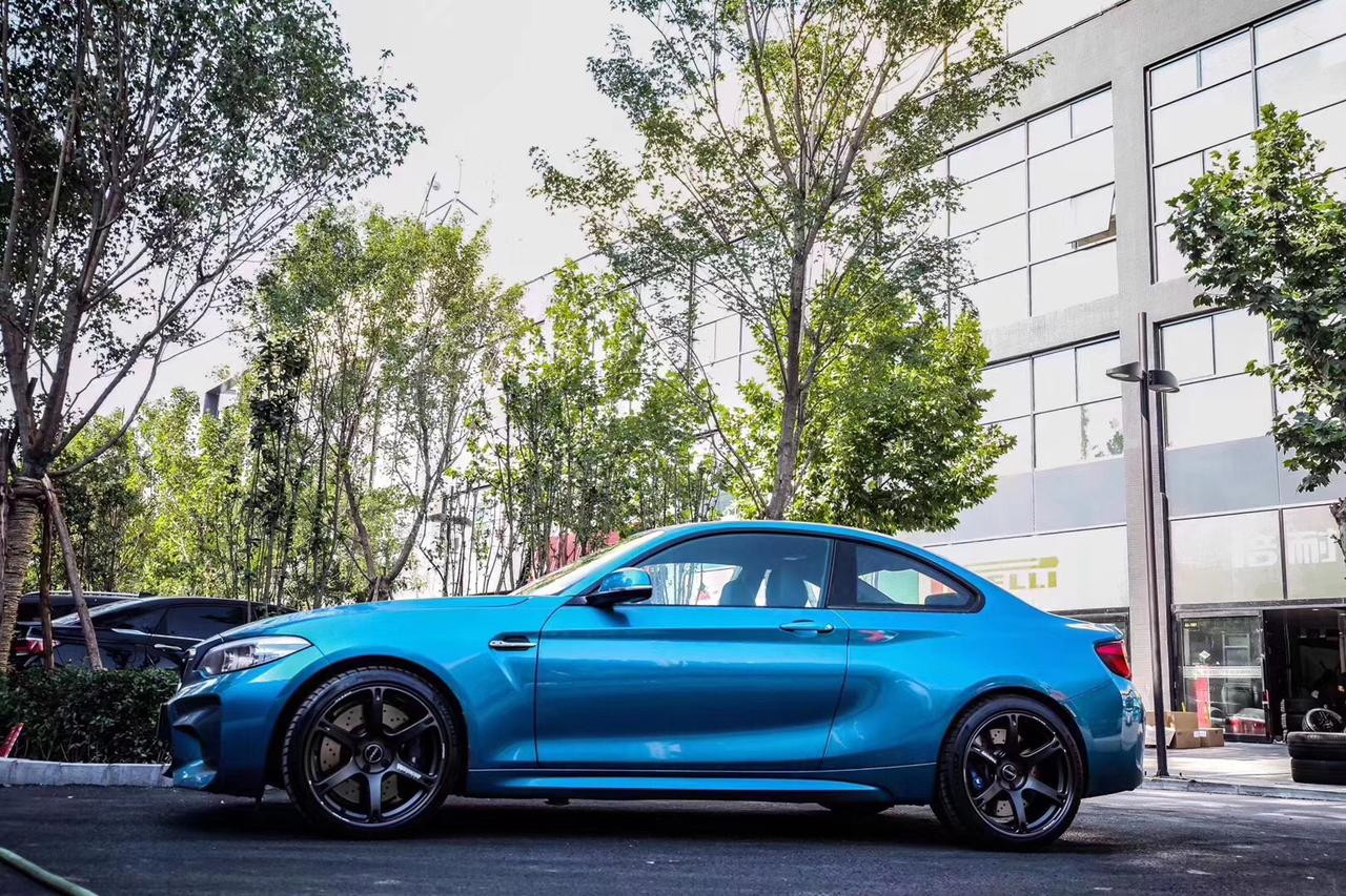 日本rays te037 镂空锻造轮毂宝马m2 m2c雷霆