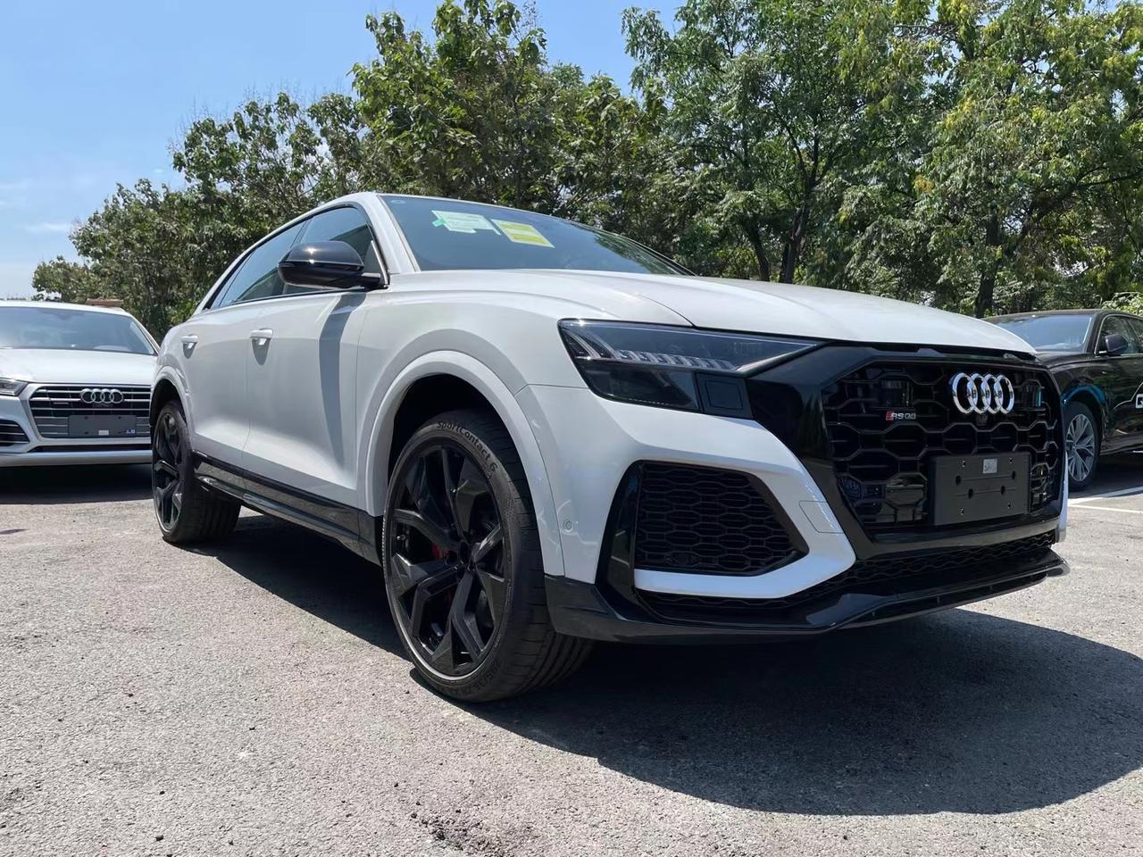 简单粗暴 rsq8白/棕,熊猫迪配色_奥迪rs q8车友圈_懂车帝