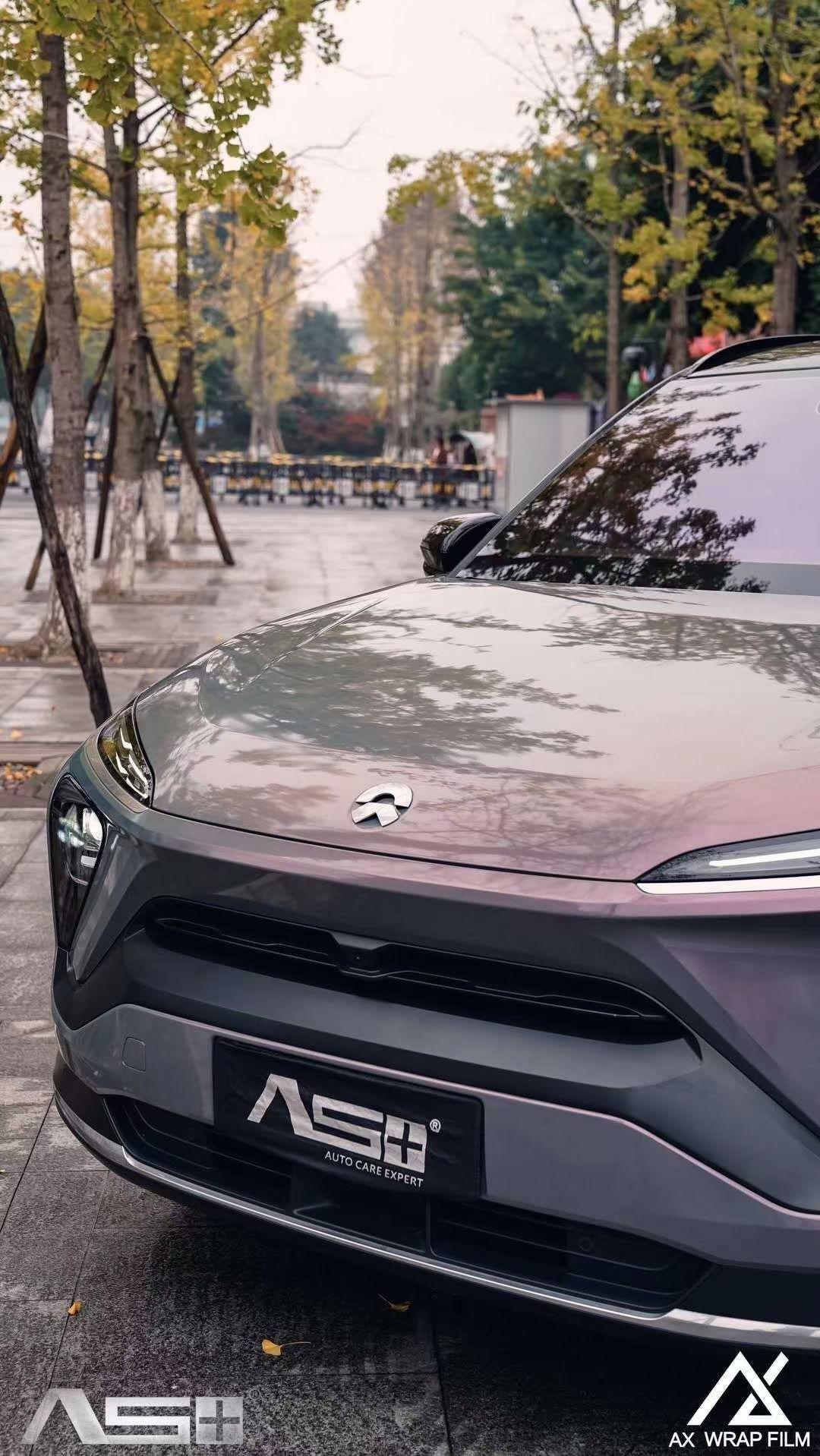 蔚来es6#ax wrap film#pet星空灰魅影