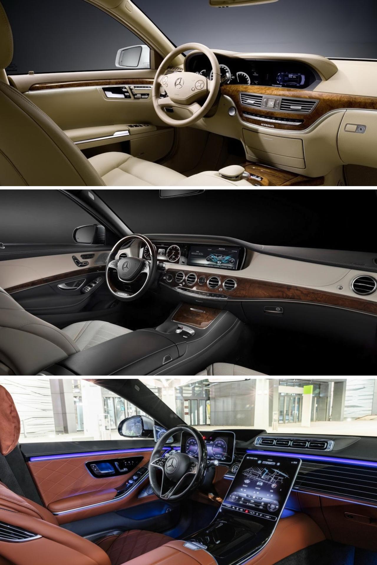 奔驰w221,w222,w223设计最全对比奔驰w223的设