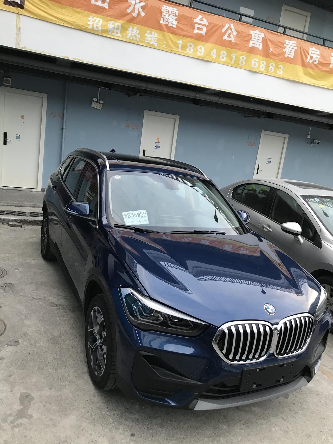 宝马x1 2021款 购车1个月 口碑评价:#宝马x1量子蓝