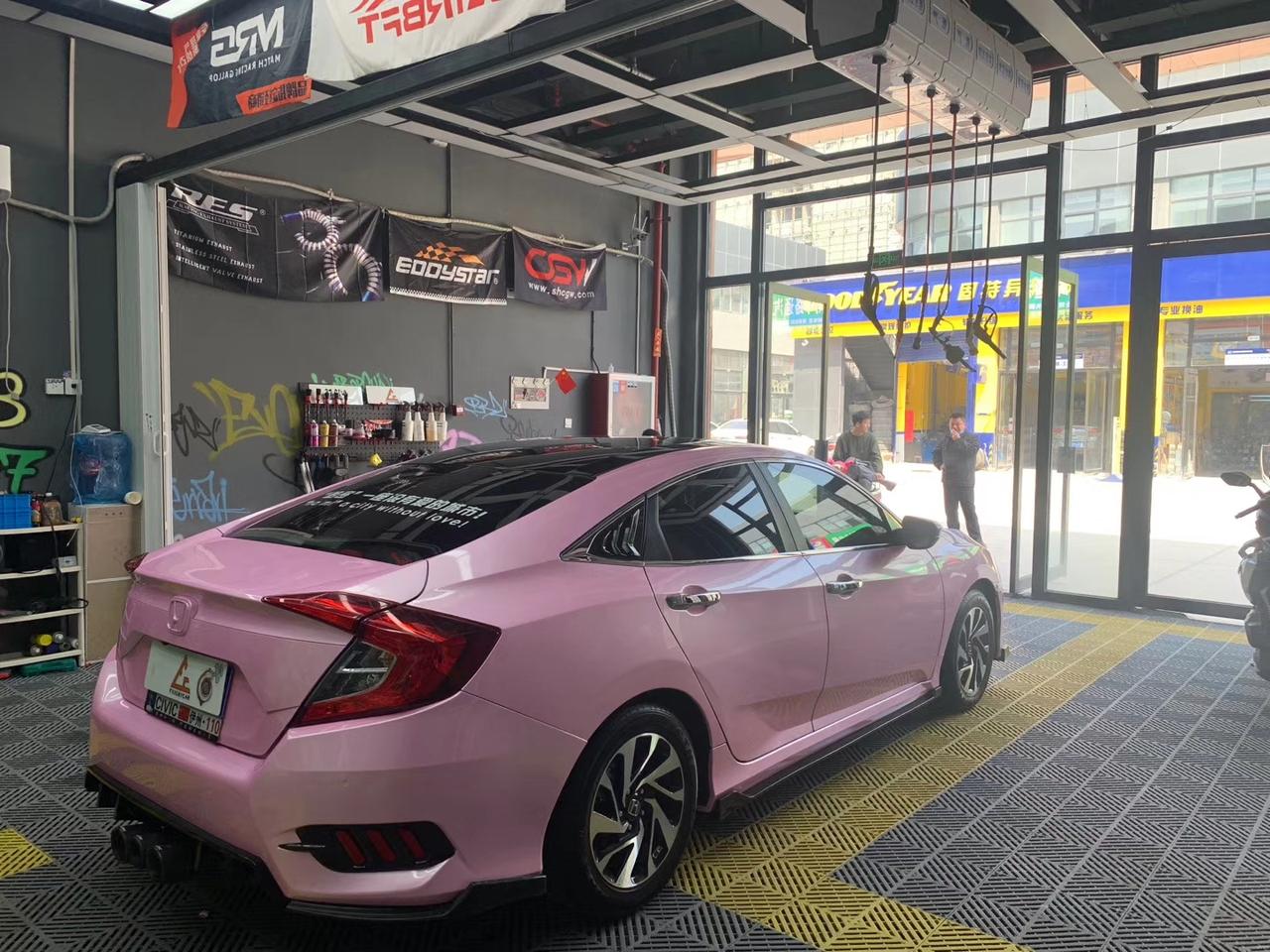 思域玛卡龙樱花粉