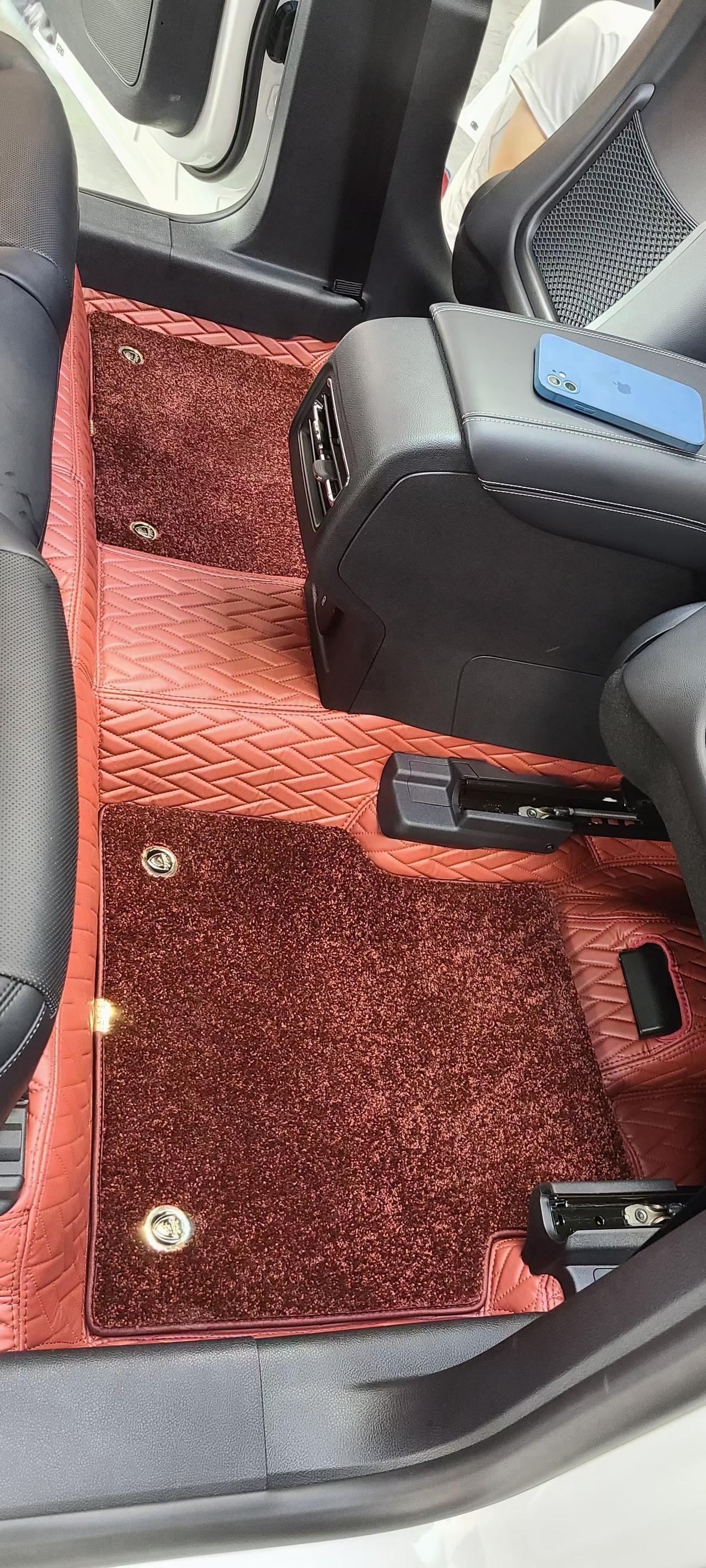 林肯冒险家装车360软包脚垫