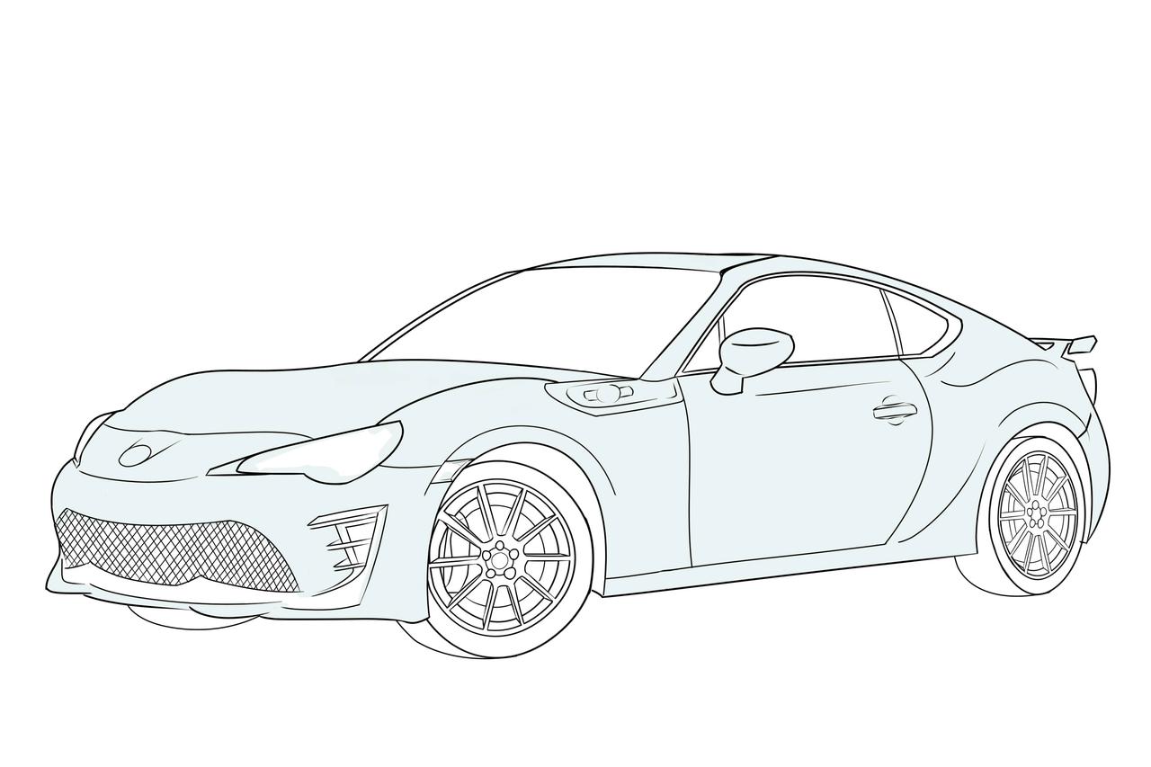 瞎画画-86_丰田86车友圈_放克吉太_懂车帝