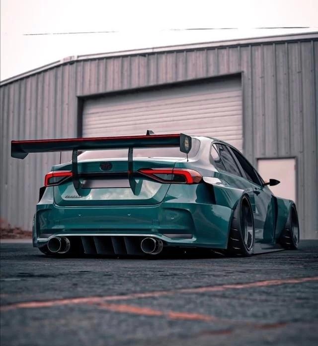 西装暴徒卡罗拉宽体 低趴 大尾翼_卡罗拉车友圈_懂车帝